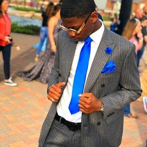 Grey Pinstriped Michael Kors Suit